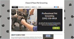 Desktop Screenshot of claws-n-paws.com